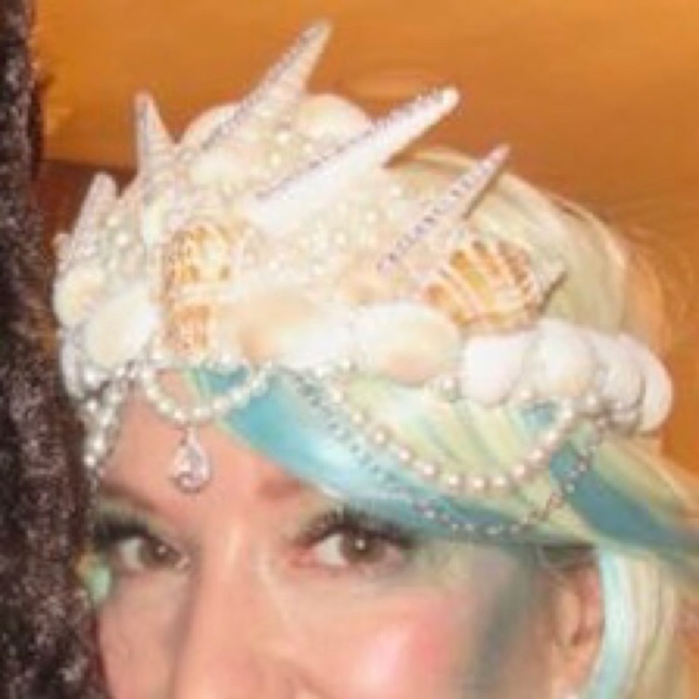 Mermaid Seashell Crown Headdress